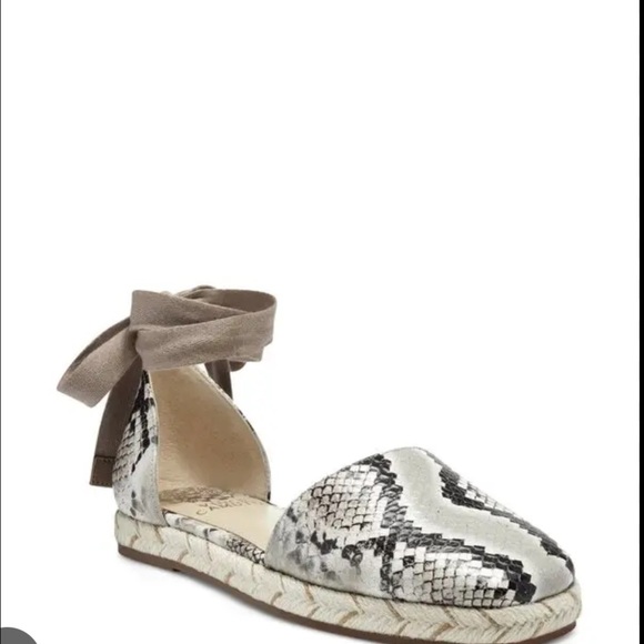 Vince Camuto Shoes - Vince Camuto Jeliany Espadrille Platform Sandal in Taupe/Tone/Snakeskin